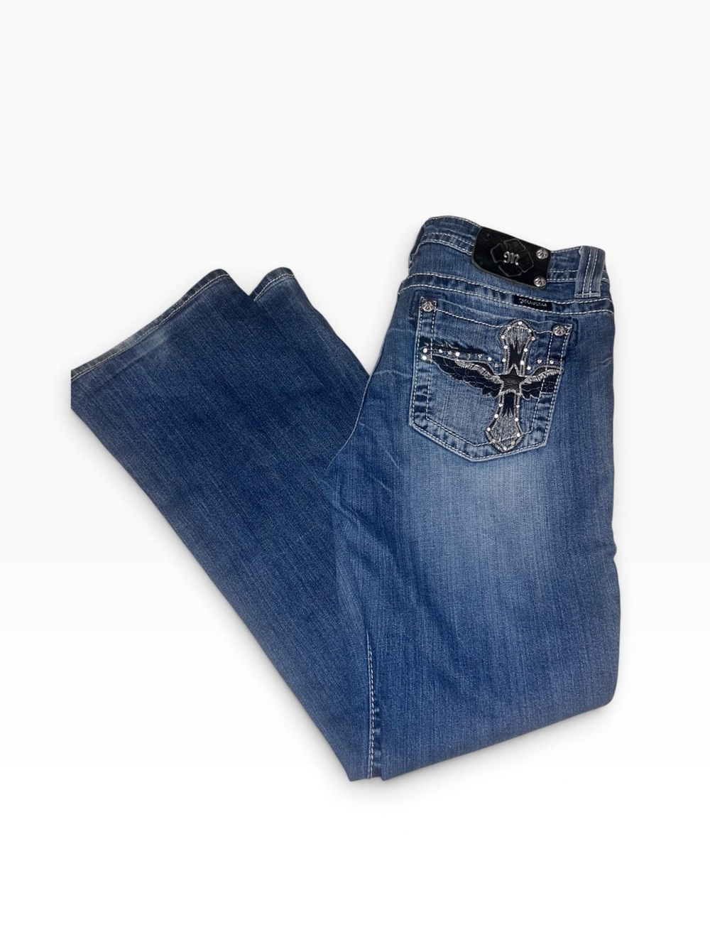 Miss Me Bootcut Jeans Women’s Size 31 Denim Western